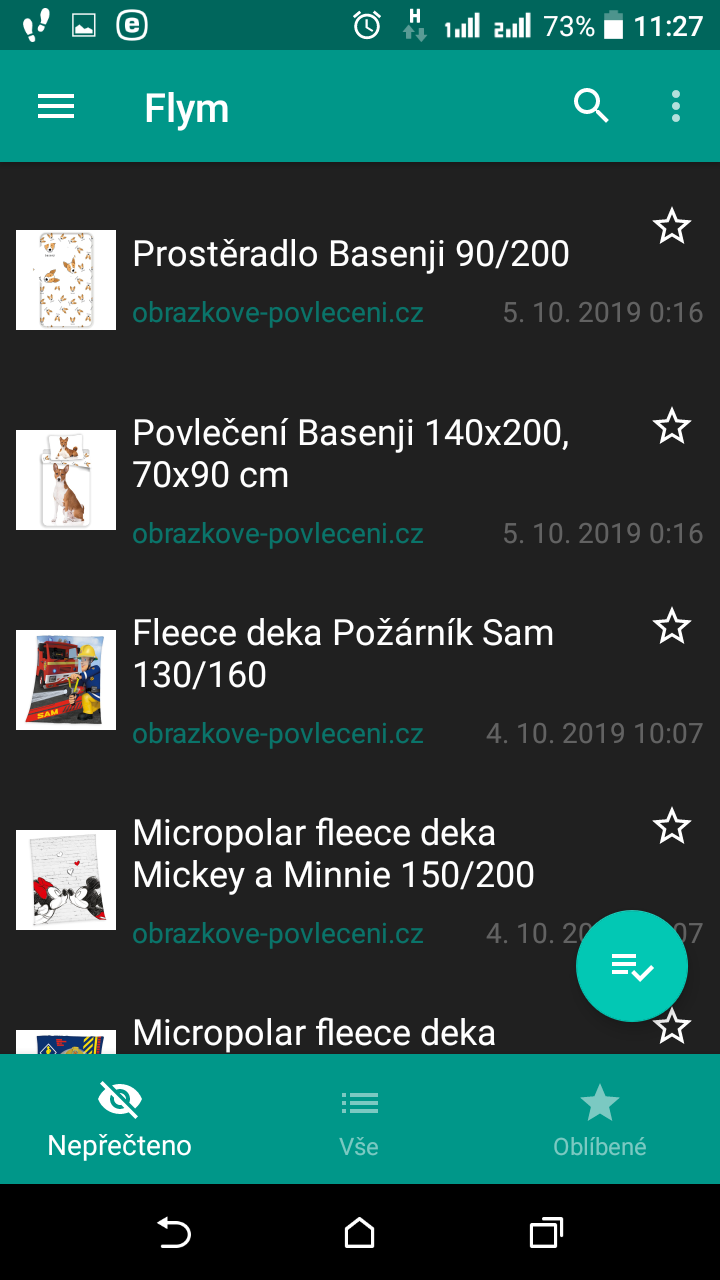 instalace Flym