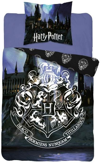 Povlečení Harry Potter Hrad 140x200, 70x80 cm