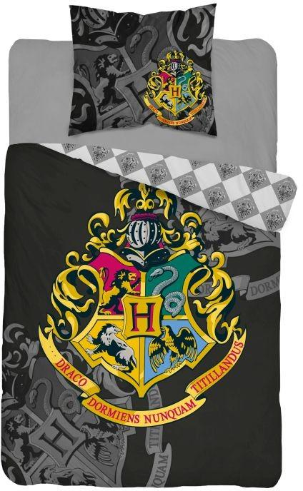 Povlečení Harry Potter Black 140x200, 70x80 cm