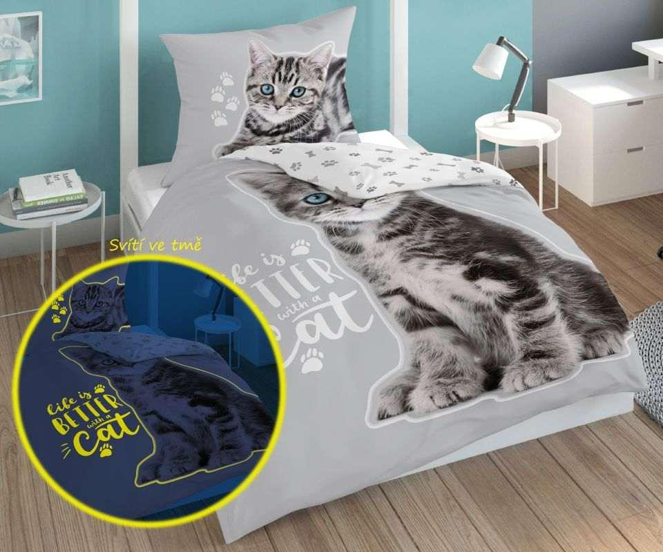 povlečení Kočky