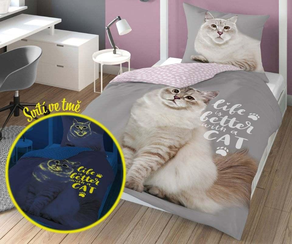 povlečení Kočky