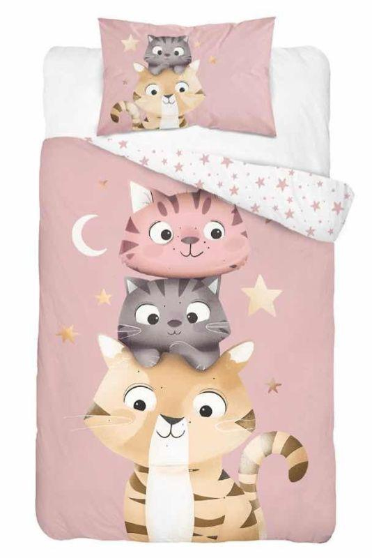 povlečení do postýlky Kočky