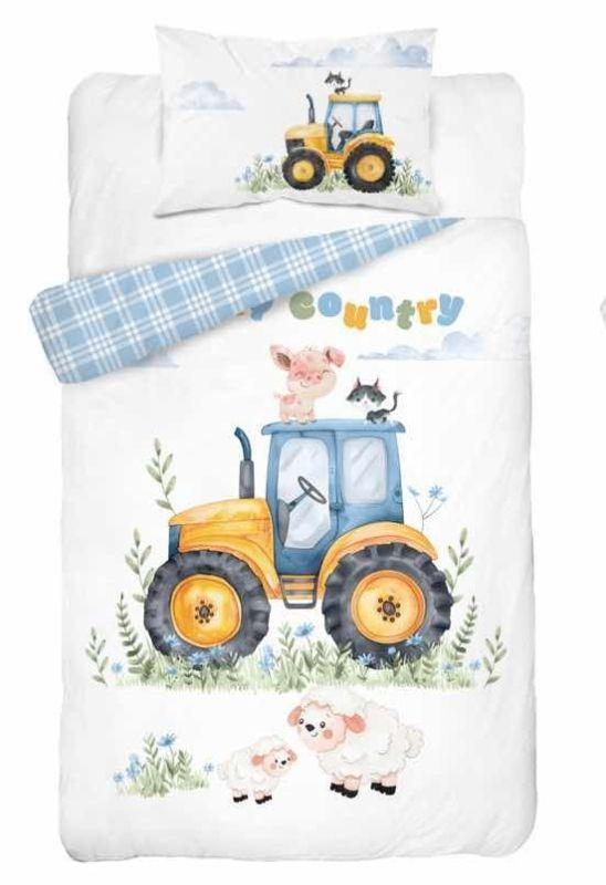 povlečení do postýlky Traktor