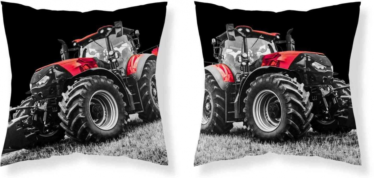 Povlak na polštářek Traktor red micro 40x40 cm