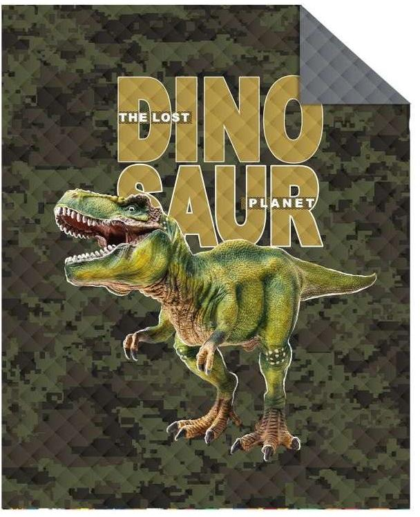 Přehoz na postel Dinosaur Army 170x210 cm