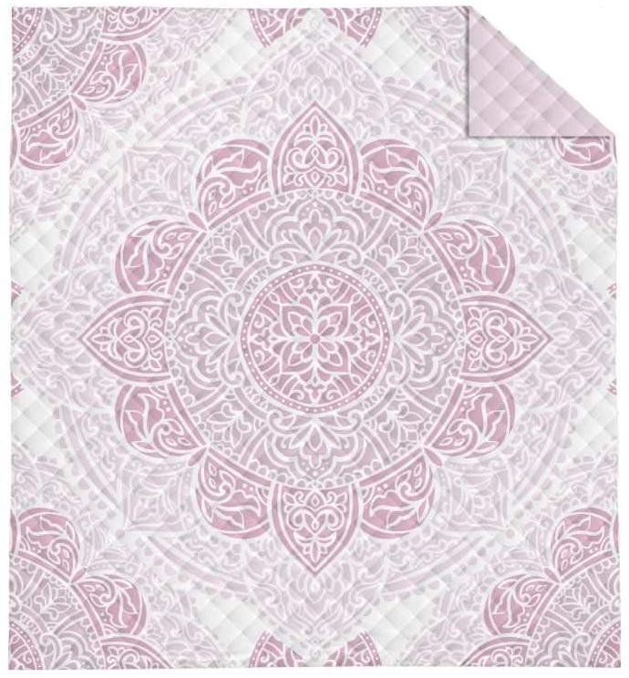 Přehoz na postel Mandala rosé 170x210 cm