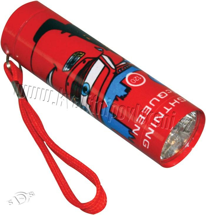 dětské baterky, lampičky Auta Cars