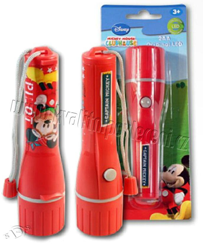 dětské baterky, lampičky Mickey Mouse