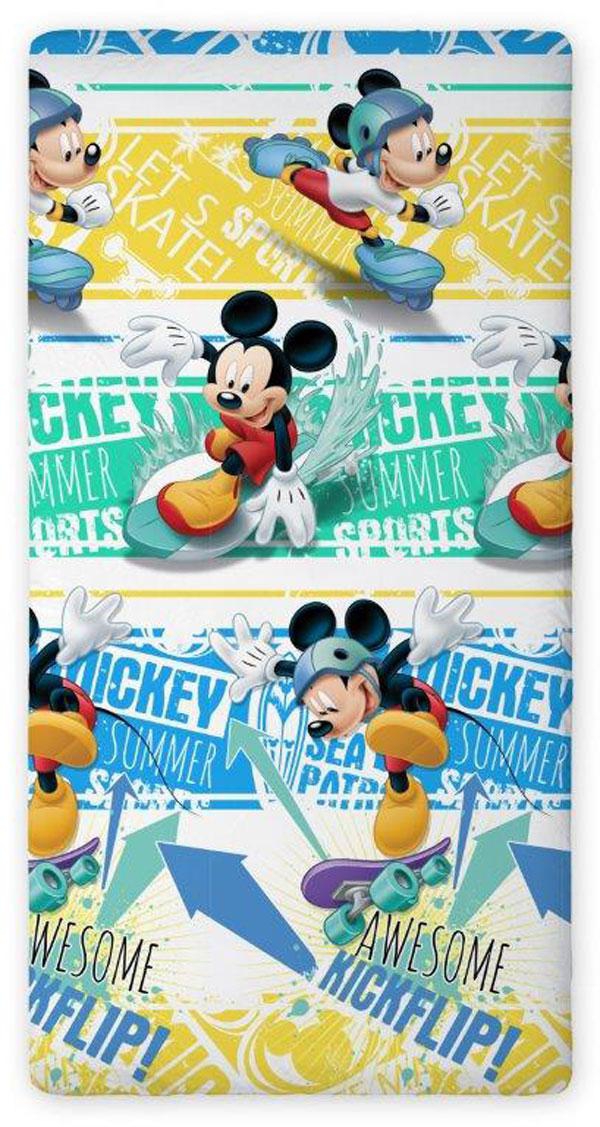 prostěradla mikroplyš 90x200 Mickey Mouse