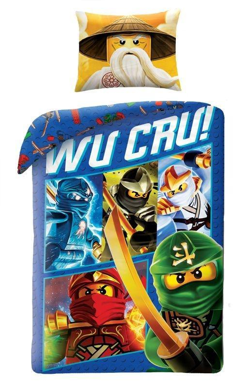 Povlečení Lego Ninjago Wu Cru 140x200, 70x90 cm