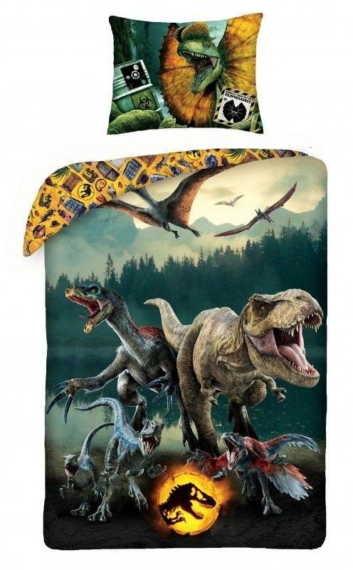 povlečení Dinosauři / Jurský svět, park