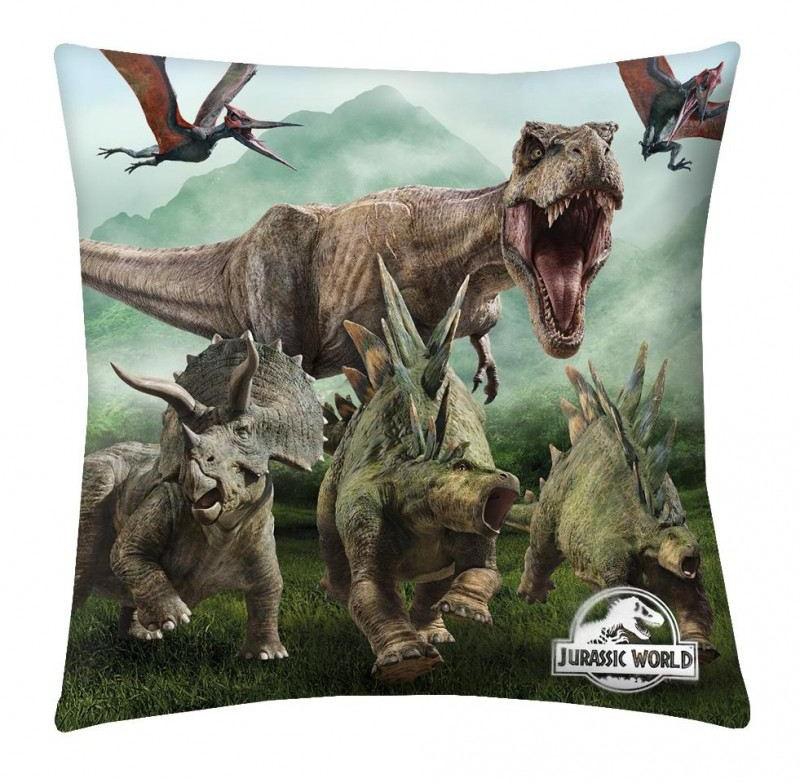 polštářek Dinosauři / Jurský svět, park