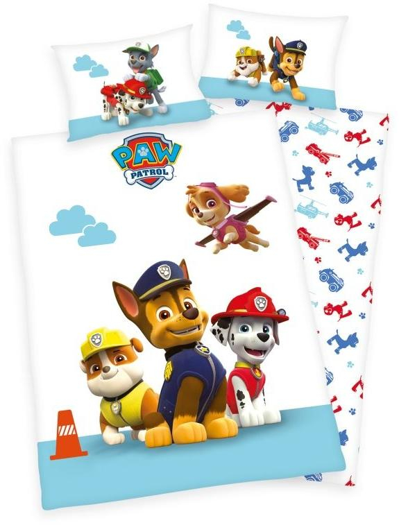 he_2632205_herding_flanel_povleceni_do_postylky_paw_patrol_bavlna_flanel_100_135_40_60_cm