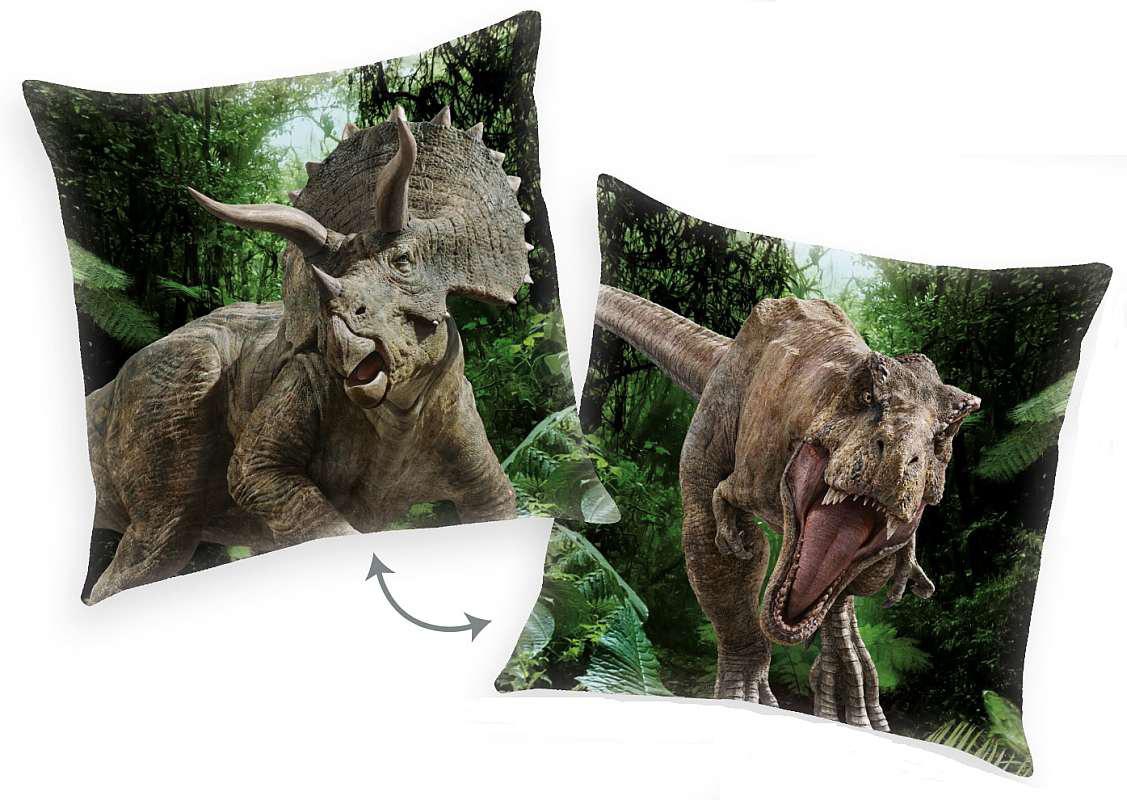 polštářek Dinosauři / Jurský svět, park