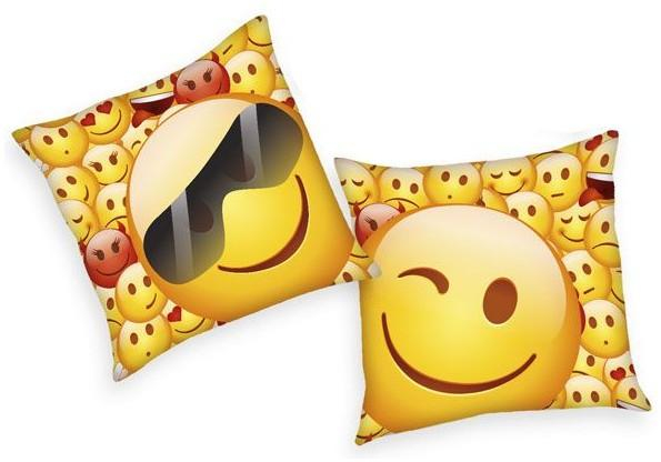 polštářek Smajlík, Emoji