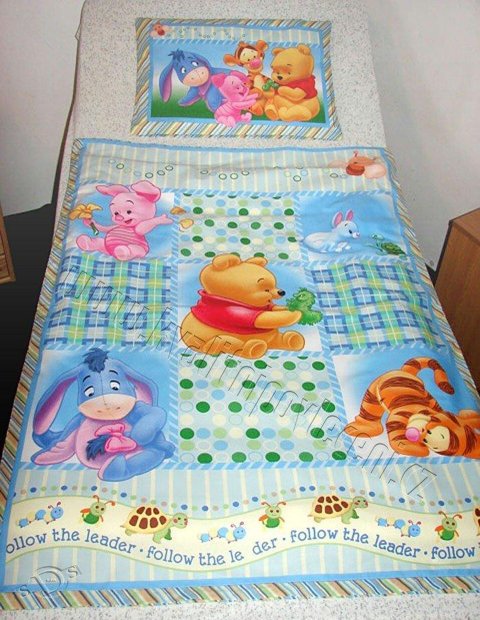povlečení do postýlky Medvídek Pú