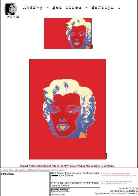 povlečení Andy Warhol