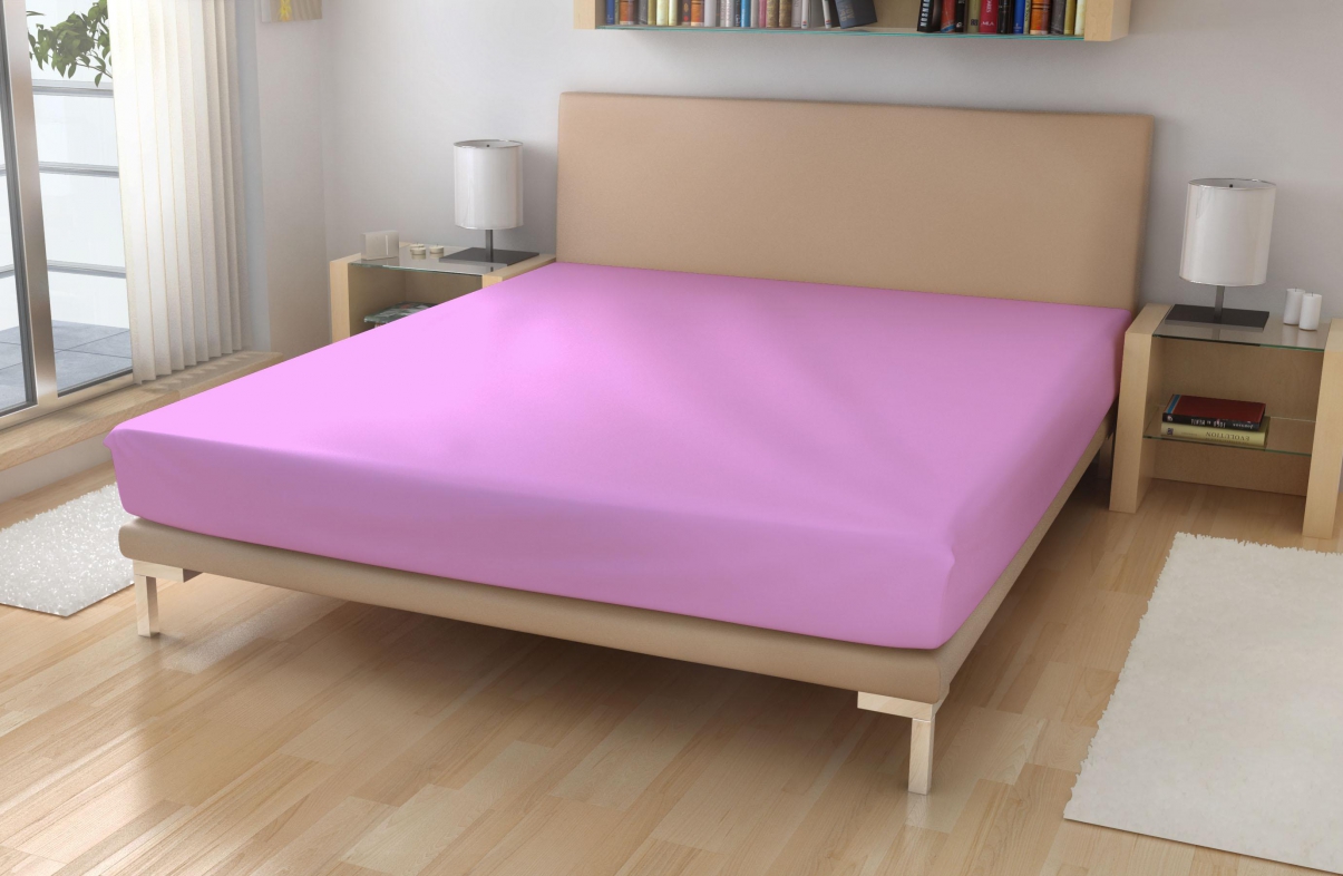 prostěradla mikroplyš 90x200 Růžové / Barevné
