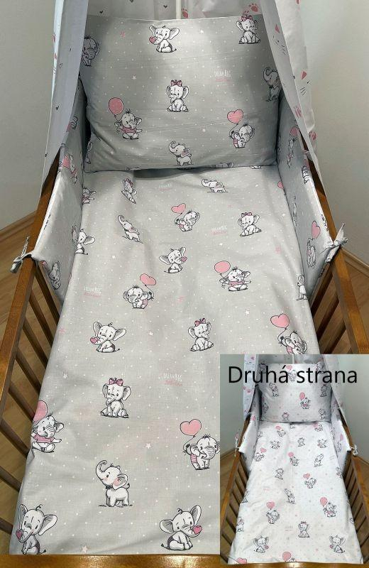 povlečení do postýlky Slon