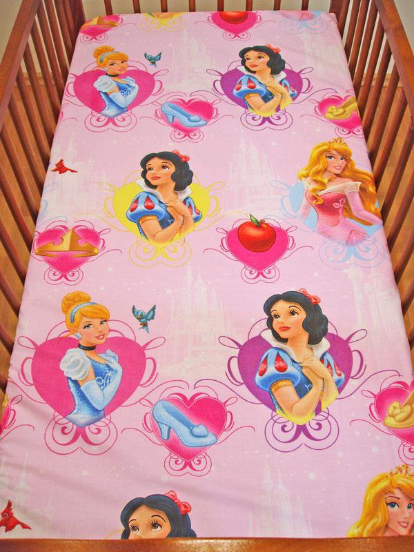 prostěradla jersey 60x120 Princezny