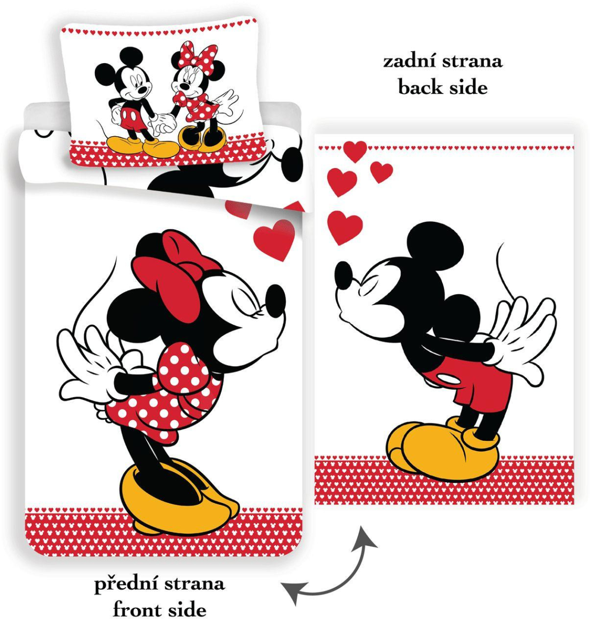 povlečení Minnie a Mickey