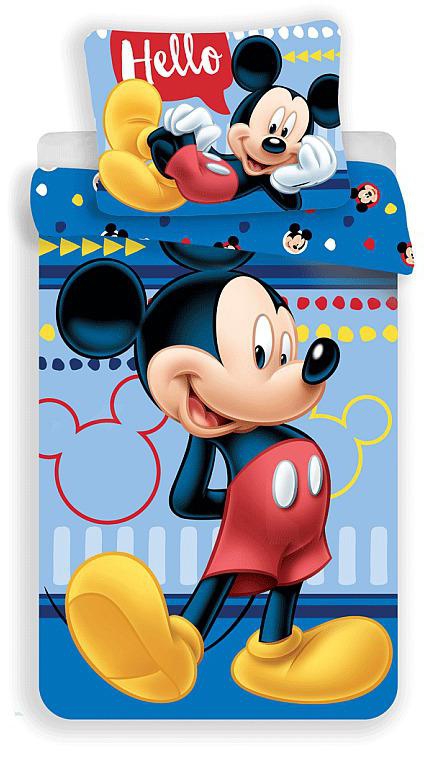 Povlečení Mickey Hello 140x200, 70x90 cm