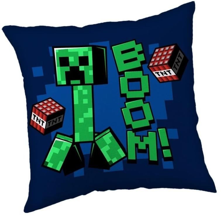 Polštářek Minecraft Jolly Boom 40x40 cm