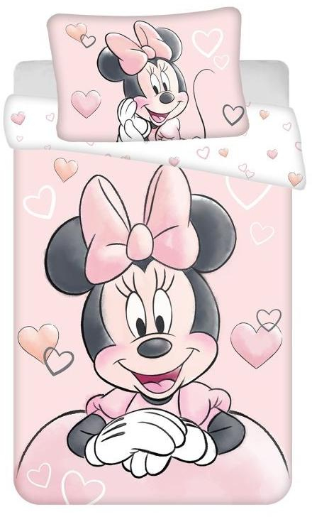 st_103999_jerry_fabrics_povleceni_do_postylky_minnie_powder_pink_baby_bavlna_100_135_40_60_cm