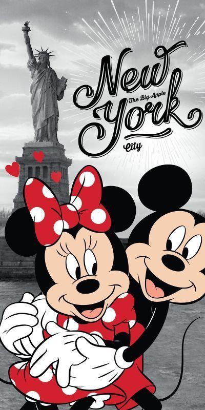 osuška Minnie a Mickey