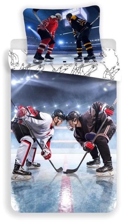 Hokejové povlečení Lední Hokej 140x200, 70x90 cm