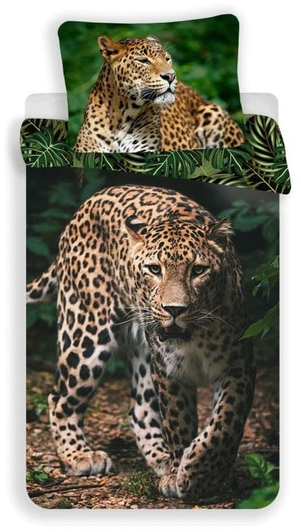 Povlečení Leopard Green 140x200, 70x90 cm