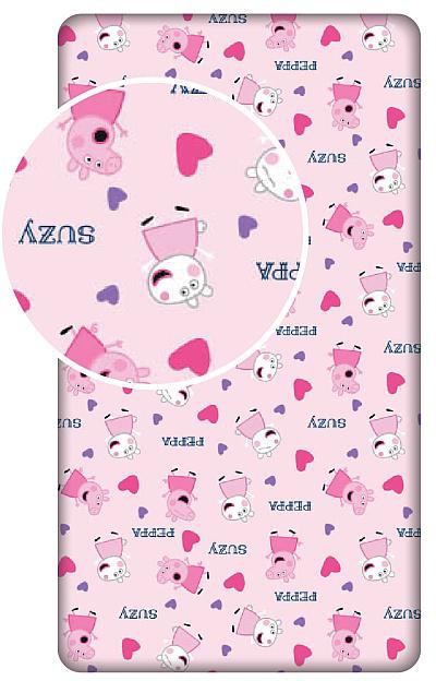 prostěradlo Prasátko Peppa / Peppa Pig