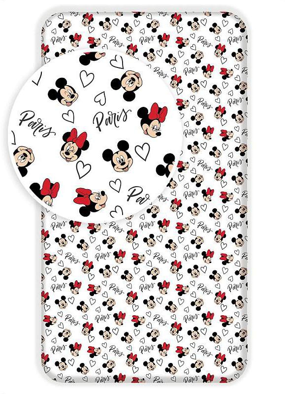 prostěradlo Minnie a Mickey