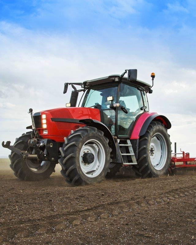 Deka s digitálním tiskem Traktor red 120x150 cm