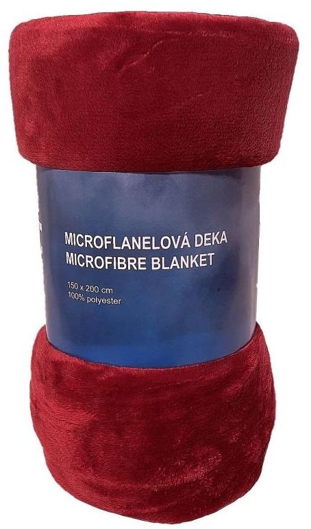 Deka microflanel super soft Vínová 150x200 cm