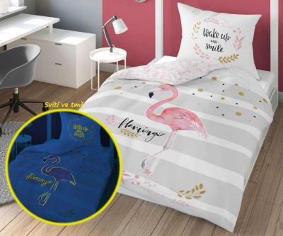 povlečení Plameňáci