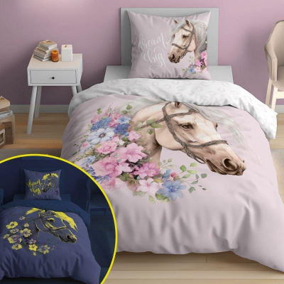 dl_032790_detexpol_povleceni_kun_romantic_pink_svitici_bavlna_140_200_70_80_cm