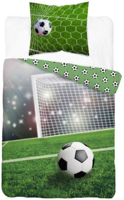 Povlečení Fotbal přímý kop 140x200, 70x80 cm