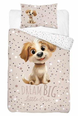 Povlečení do postýlky Veselý Pejsek B 100x135, 40x60 cm