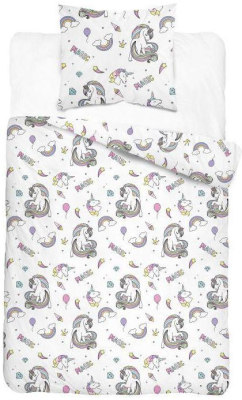 Povlečení XOXO Jednorožci 140x200, 70x80 cm