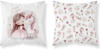 Povlak na polštářek Jednorožec dream 40x40 cm