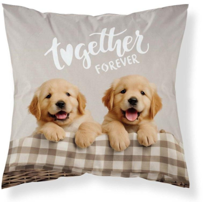 Povlak na polštářek Pejsci 40x40 cm