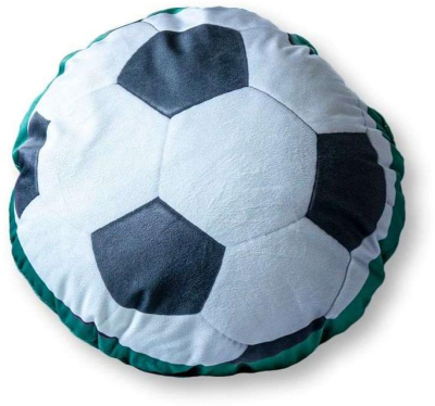 Tvarovaný mikroplyšový polštářek Fotbal 33 cm