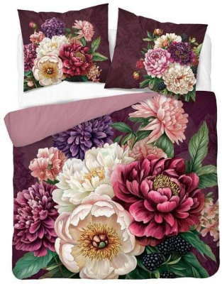 Francouzské povlečení Pivoňky 220x200, 2x70x80 cm