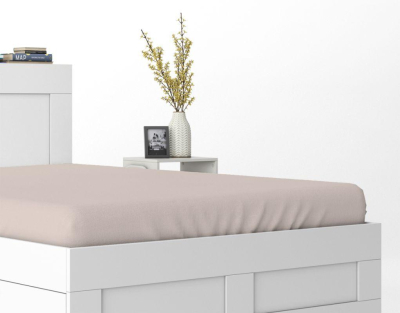 Prostěradlo Mikrosatén béžová 180x200 cm