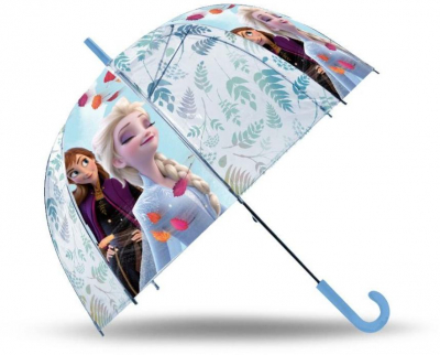 Vystřelovací průhledný deštník Ledové Království