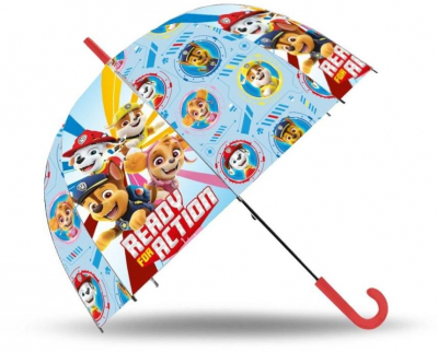 Vystřelovací deštník Tlapková Patrola Action průměr 70 cm