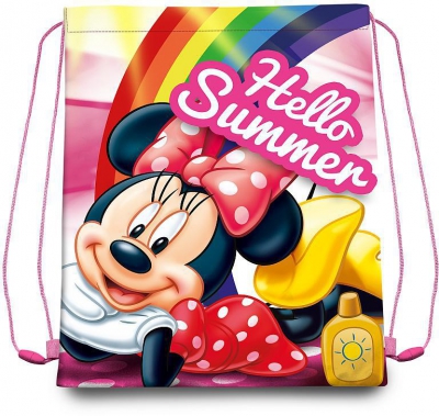 Taška na tělocvik a přezůvky Minnie Summer 41x33 cm