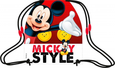 Taška na tělocvik a přezůvky Mickey 41 cm