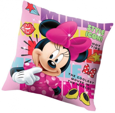 Svítící LED polštářek Minnie 40x40 cm